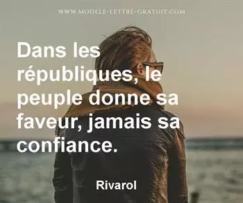 Citation de Rivarol