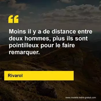 Citation Rivarol