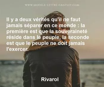 Citation de Rivarol