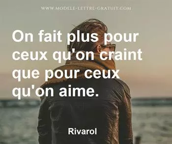 Citation de Rivarol