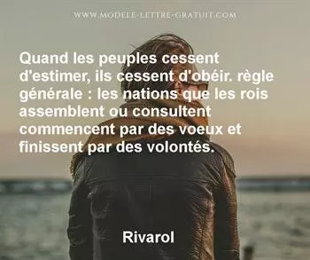 Citation de Rivarol