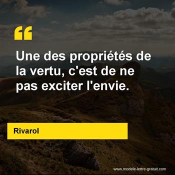 Citation de Rivarol