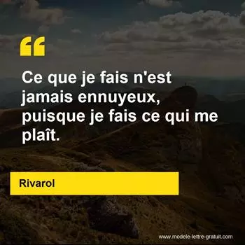 Citation Rivarol