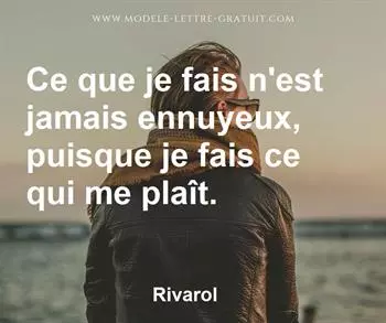 Citation de Rivarol