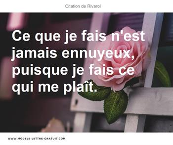 Citations Rivarol