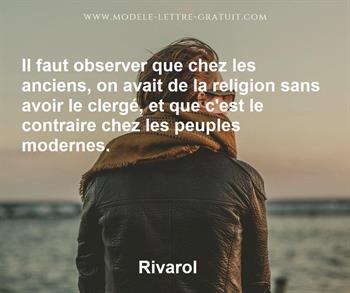 Citation de Rivarol