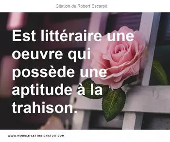 Citations Robert Escarpit