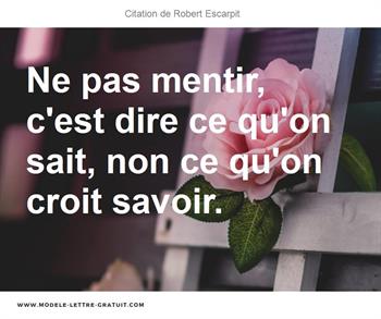 Citations Robert Escarpit