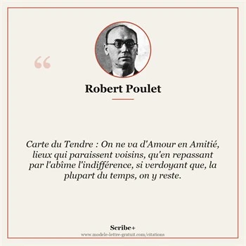 Citation Robert Poulet