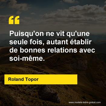 Citation de Roland Topor