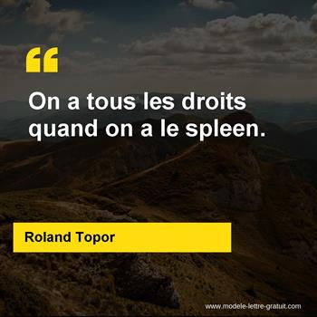 Citation de Roland Topor