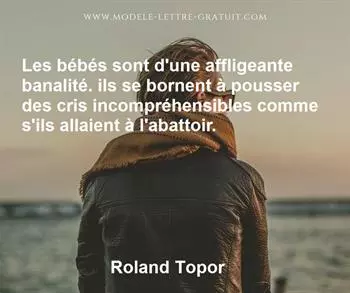 Citation de Roland Topor