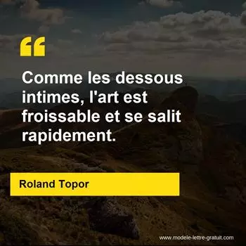 Citation Roland Topor