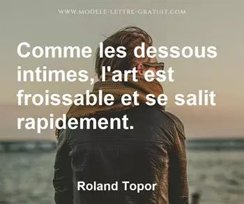 Citation de Roland Topor