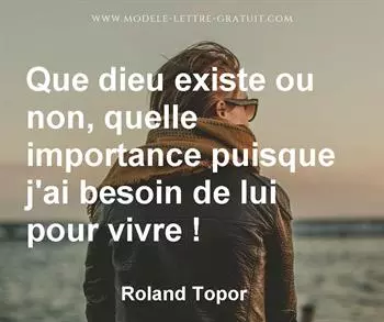 Citation de Roland Topor