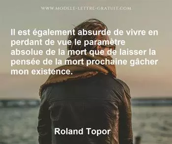 Citation de Roland Topor