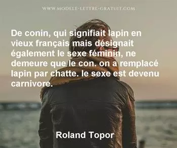 Citation de Roland Topor