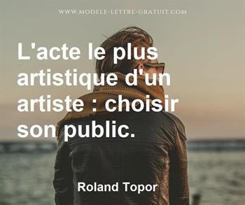 Citation de Roland Topor