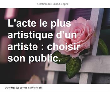 Citations Roland Topor