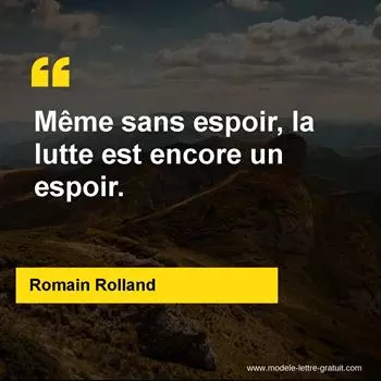 Citation Romain Rolland