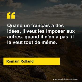 Citation de Romain Rolland