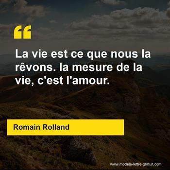 Citation de Romain Rolland