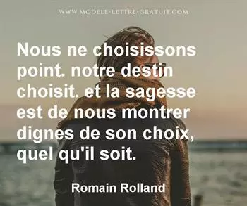Citation de Romain Rolland