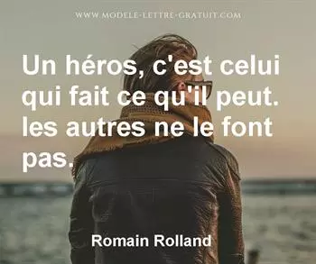 Citation de Romain Rolland