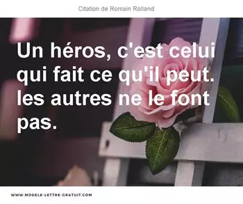 Citations Romain Rolland