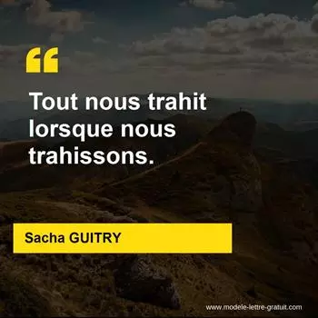 Citation Sacha GUITRY
