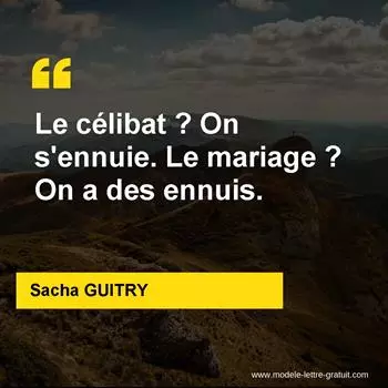 Citation Sacha GUITRY