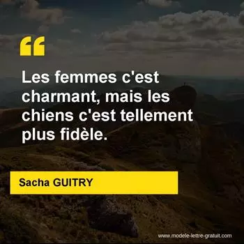 Citation Sacha GUITRY