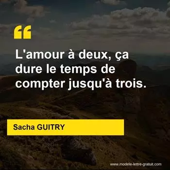 Citation Sacha GUITRY