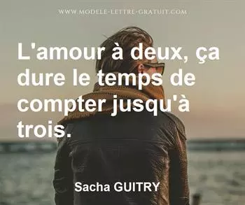 Citation de Sacha GUITRY