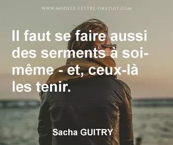 Citation de Sacha GUITRY