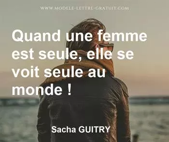 Citation de Sacha GUITRY