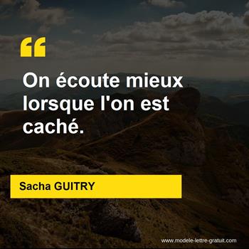 Citations Sacha GUITRY