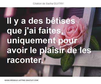 Citations Sacha GUITRY