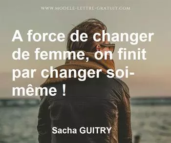 Citation de Sacha GUITRY