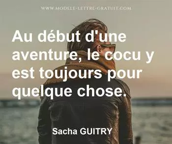 Citation de Sacha GUITRY