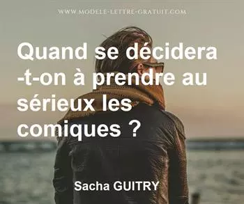 Citation de Sacha GUITRY