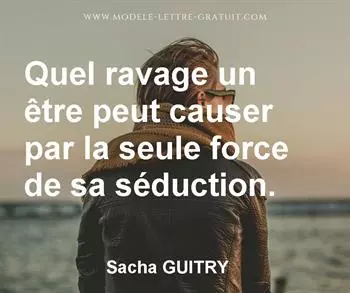 Citation de Sacha GUITRY