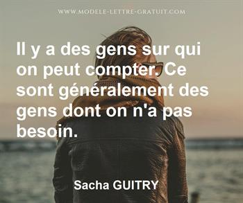 Citation de Sacha GUITRY