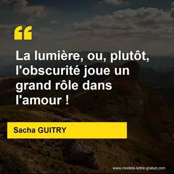 Citation Sacha GUITRY