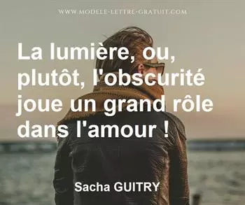 Citation de Sacha GUITRY