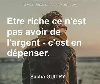 Citation de Sacha GUITRY