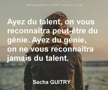 Citation de Sacha GUITRY