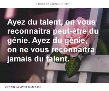 Citations Sacha GUITRY