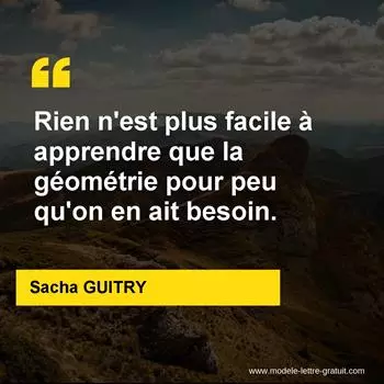 Citation Sacha GUITRY