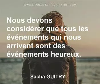 Citation de Sacha GUITRY